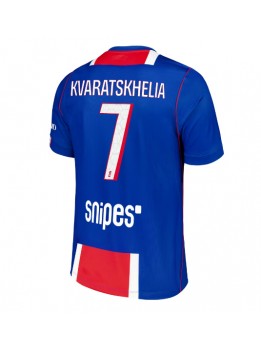 Paris Saint-Germain Khvicha Kvaratskhelia #7 Replika Hemmakläder 2026-27 Kortärmad